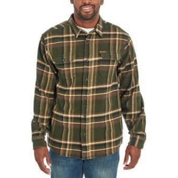 Orvis Other - Orvis heavyweight flannel shirt button down green Mens large